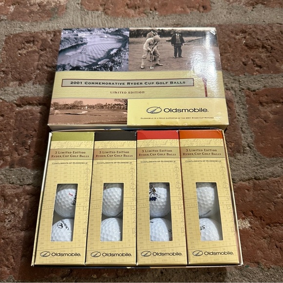 2001 Commemorative Ryder Cup Golf Balls - Limited Edition New in box - Picture 2 of 14